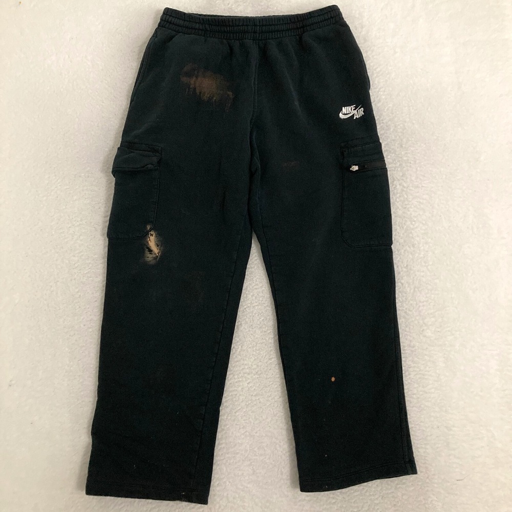 Vtg‎ Nike Air Cargo Sweatpants Mens XL Embroidered Streetwear Hip Hop Y2K